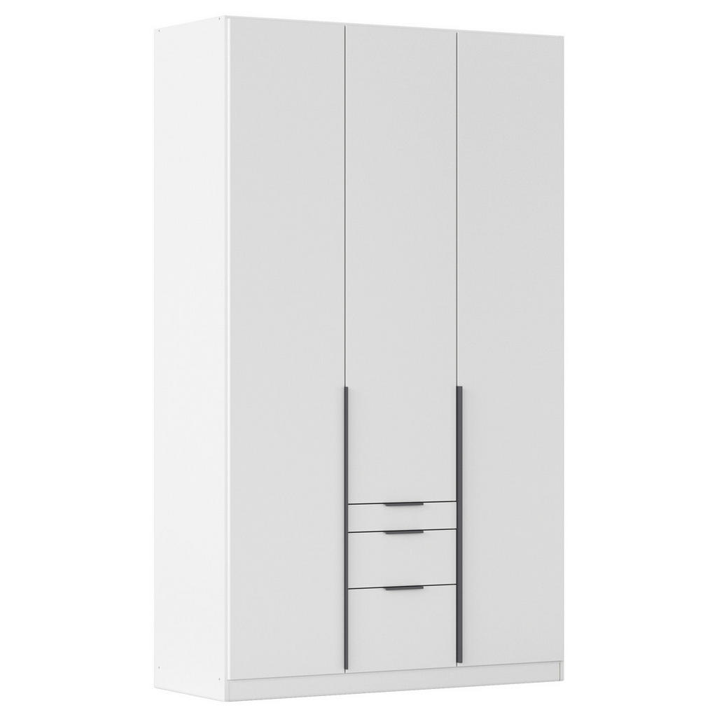 KAST MET KLASSIEKE DEUREN, wit, donkergrijs