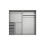 KAST MET SCHUIFDEUREN, grafietkleur thumbnail 3
