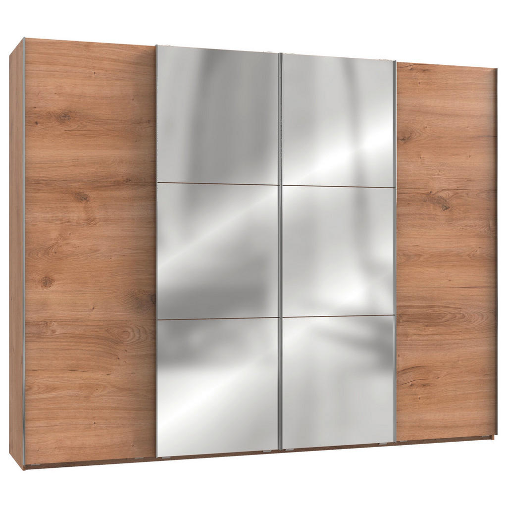 KAST MET SCHUIFDEUREN, eikenkleur