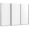 KAST MET SCHUIFDEUREN, wit