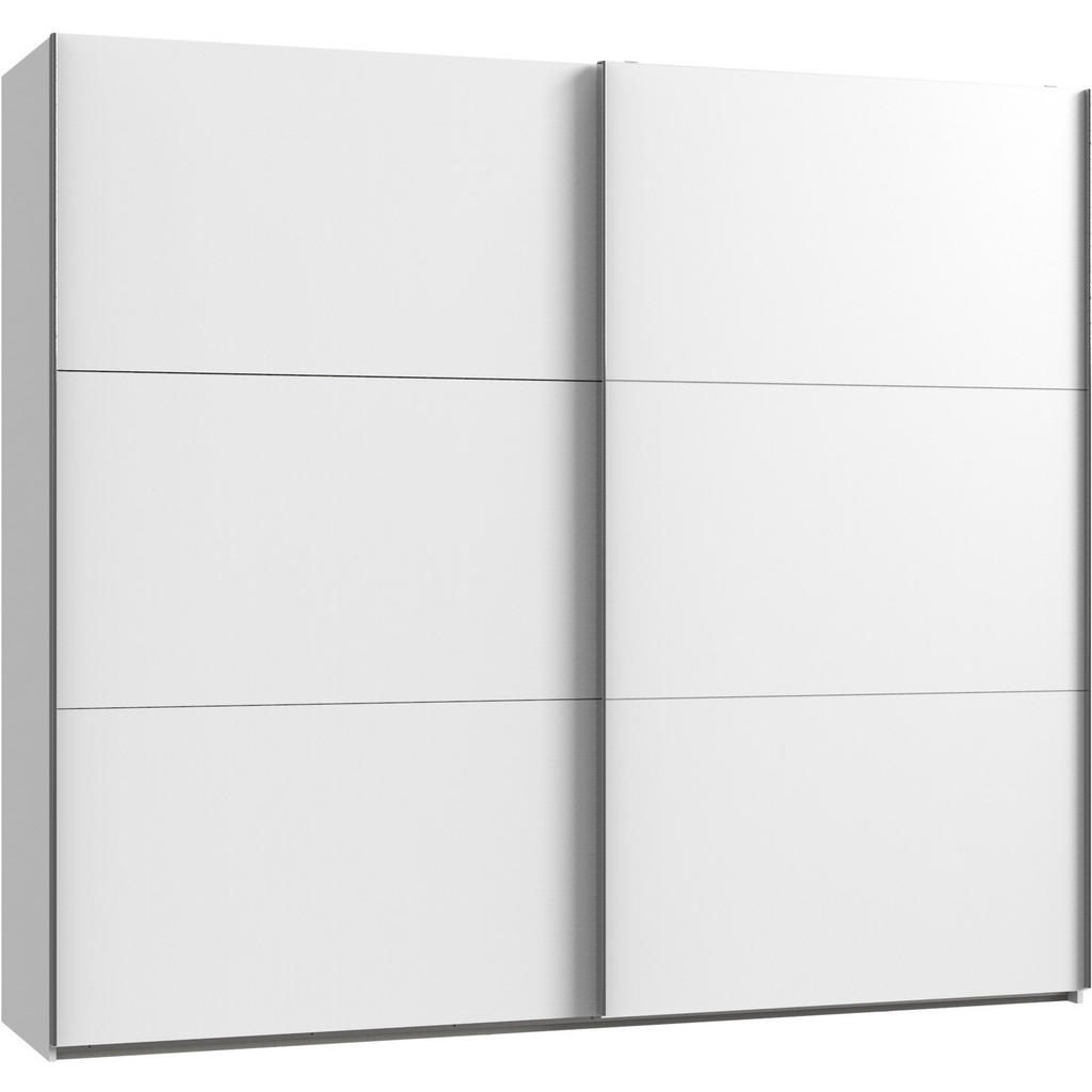 KAST MET SCHUIFDEUREN, wit