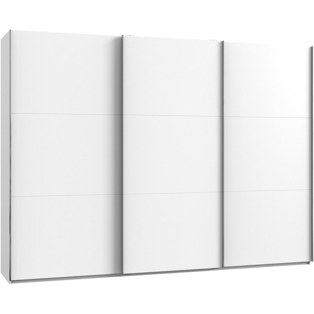 KAST MET SCHUIFDEUREN, wit