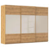 KAST MET SCHUIFDEUREN, kleur eiken, kleur champagne
