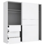 KAST MET SCHUIFDEUREN, wit thumbnail 2