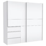 KAST MET SCHUIFDEUREN, wit thumbnail 1