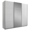 KAST MET SCHUIFDEUREN, wit