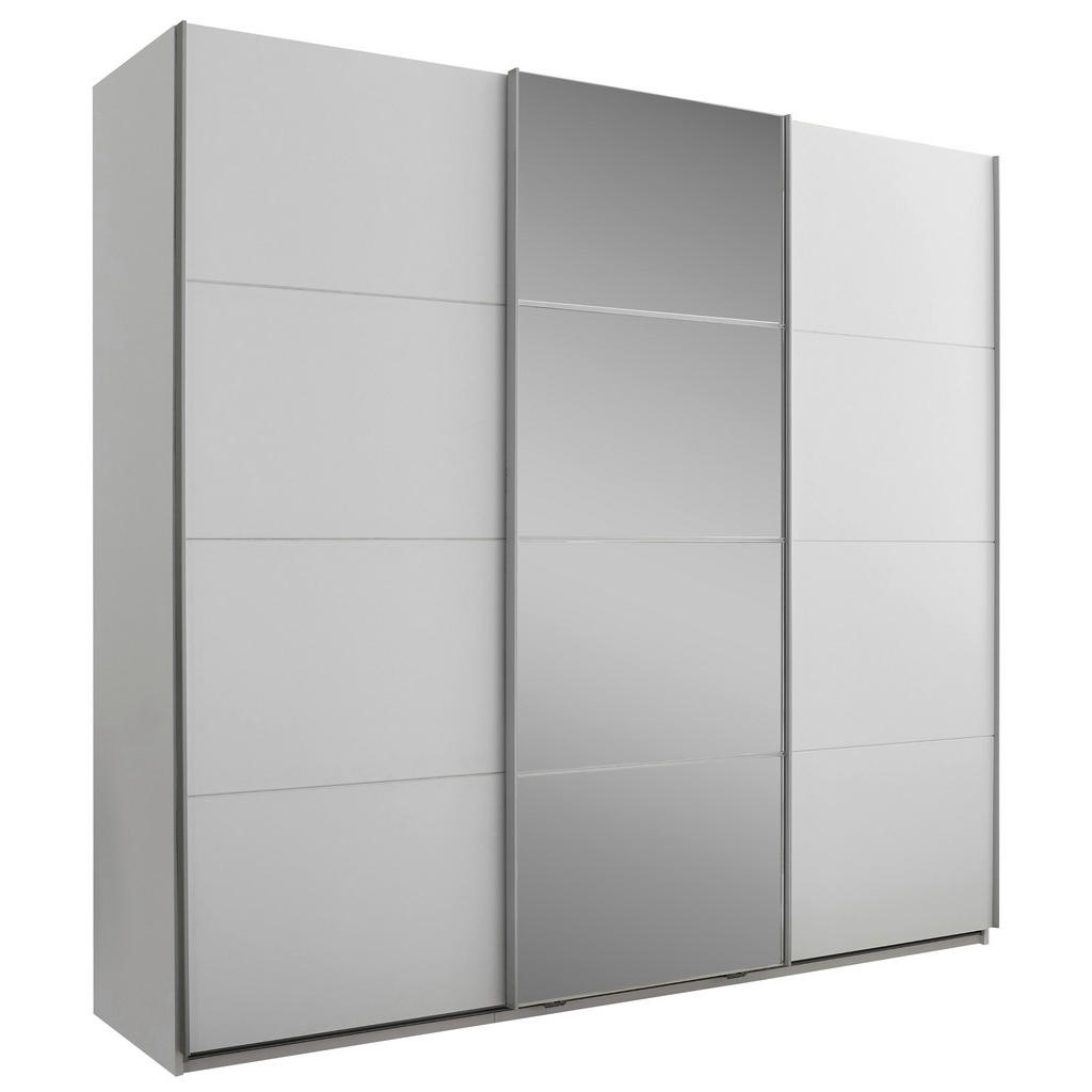 KAST MET SCHUIFDEUREN, wit