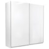 KAST MET SCHUIFDEUREN, wit