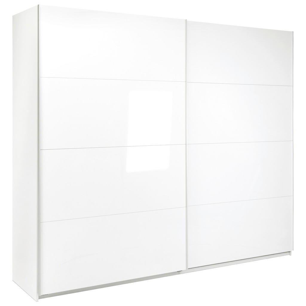 KAST MET SCHUIFDEUREN, wit