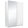 KAST MET SCHUIFDEUREN, wit