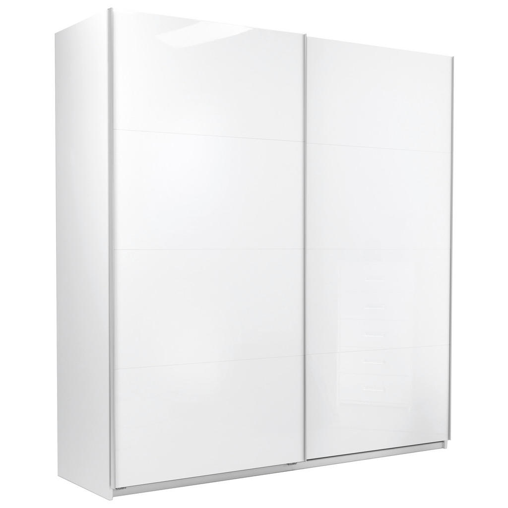 KAST MET SCHUIFDEUREN, wit