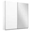 KAST MET SCHUIFDEUREN, wit