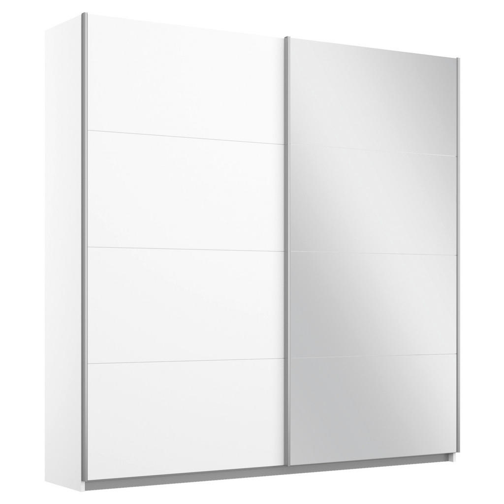 KAST MET SCHUIFDEUREN, wit