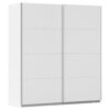 KAST MET SCHUIFDEUREN, wit