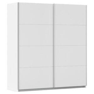 KAST MET SCHUIFDEUREN, wit