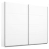 KAST MET SCHUIFDEUREN, wit
