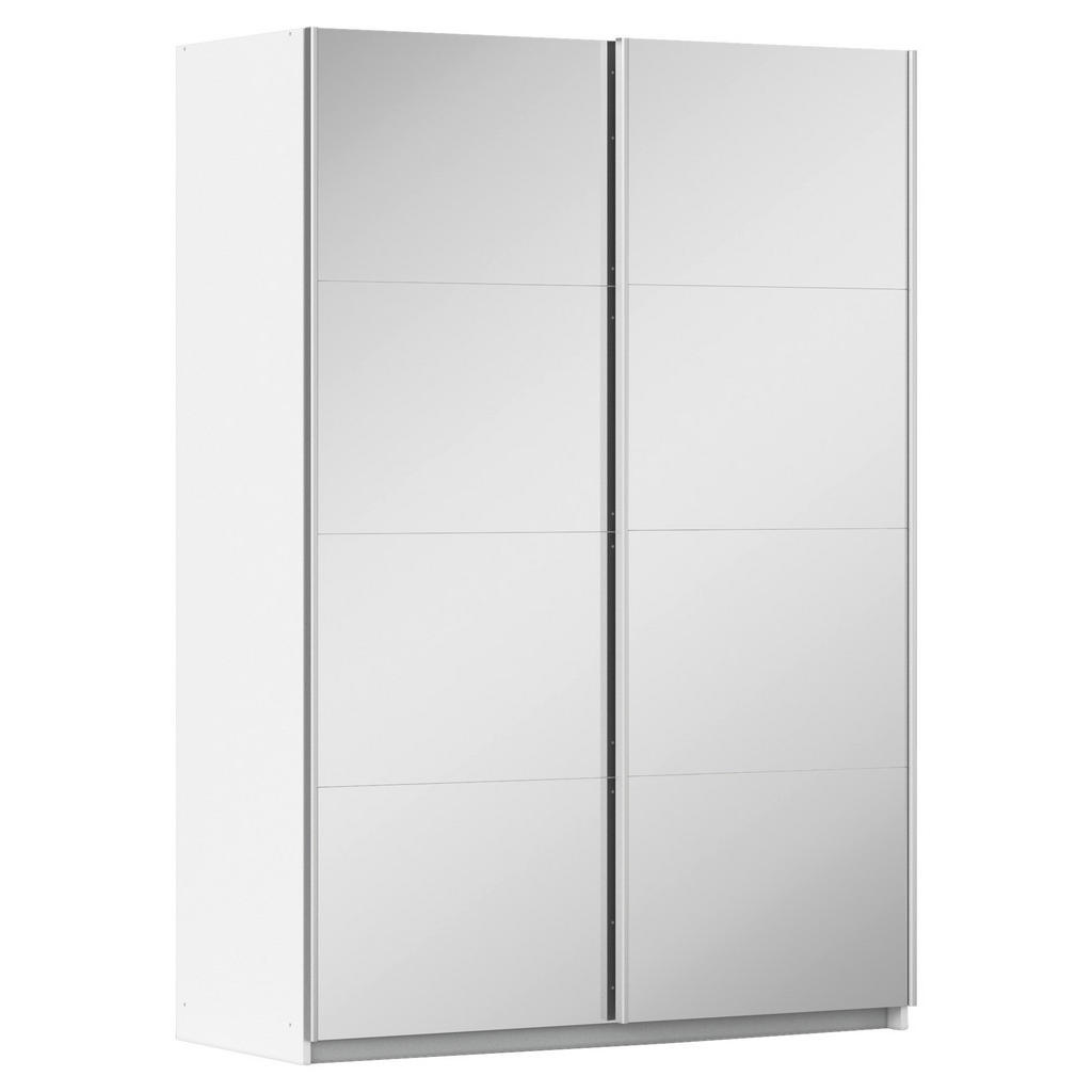 KAST MET SCHUIFDEUREN, wit
