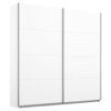 KAST MET SCHUIFDEUREN, wit