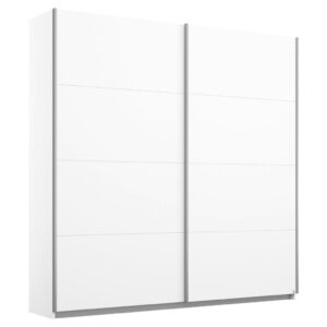 KAST MET SCHUIFDEUREN, wit