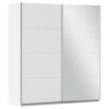 KAST MET SCHUIFDEUREN, wit
