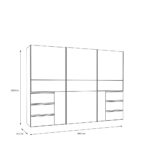 KAST MET SCHUIFDEUREN, wit thumbnail 6