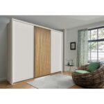 KAST MET SCHUIFDEUREN, wit, bianco eiken thumbnail 7
