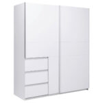 KAST MET SCHUIFDEUREN, wit thumbnail 1