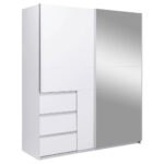 KAST MET SCHUIFDEUREN, wit thumbnail 1