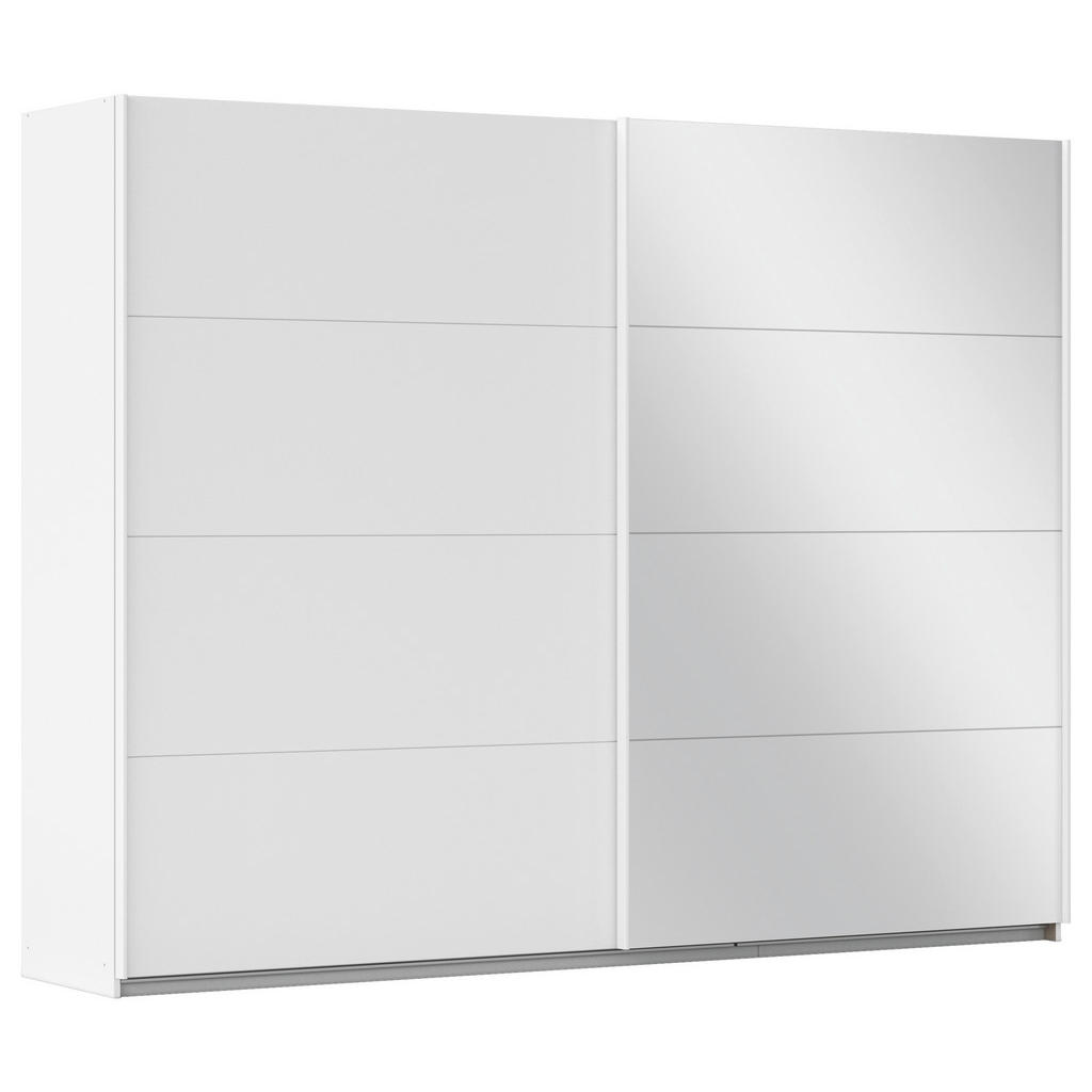 KAST MET SCHUIFDEUREN, wit