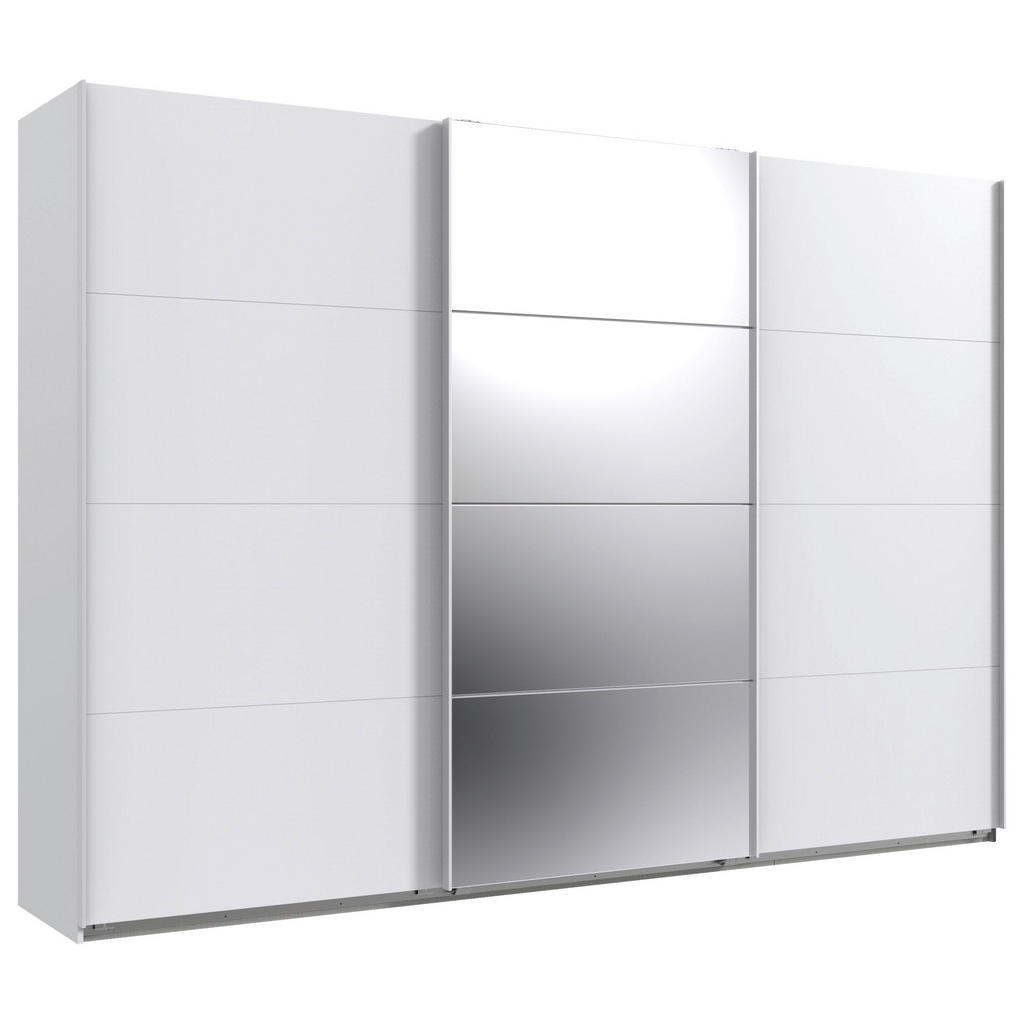 KAST MET SCHUIFDEUREN, wit