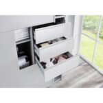 KAST MET SCHUIFDEUREN, transparant, wit thumbnail 6