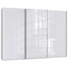 KAST MET SCHUIFDEUREN, wit, wit, hoogglans
