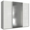 KAST MET SCHUIFDEUREN, wit, wit, hoogglans