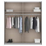KAST MET SCHUIFDEUREN, wit, wit, hoogglans thumbnail 6