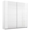 KAST MET SCHUIFDEUREN, wit, wit, hoogglans