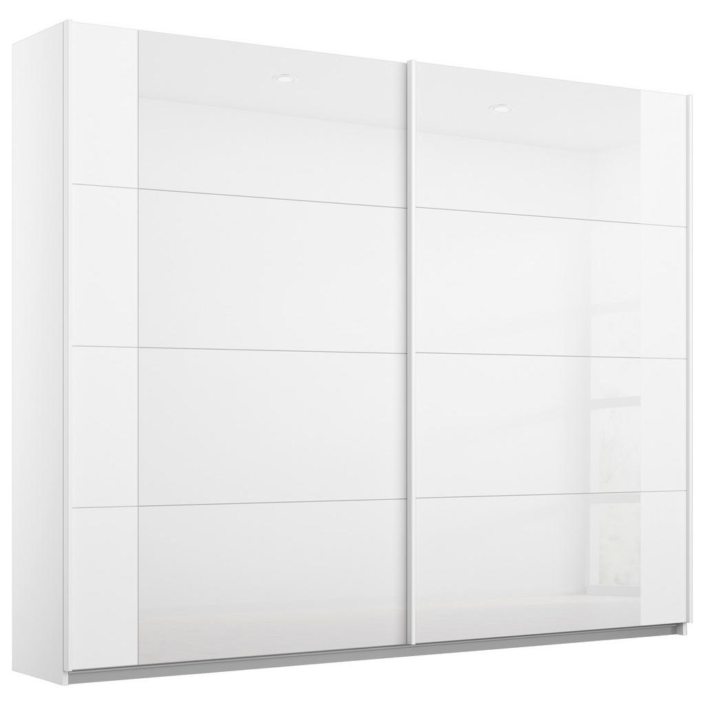 KAST MET SCHUIFDEUREN, wit, wit, hoogglans