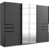 KAST MET SCHUIFDEUREN, grafietkleur