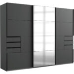 KAST MET SCHUIFDEUREN, grafietkleur thumbnail 1