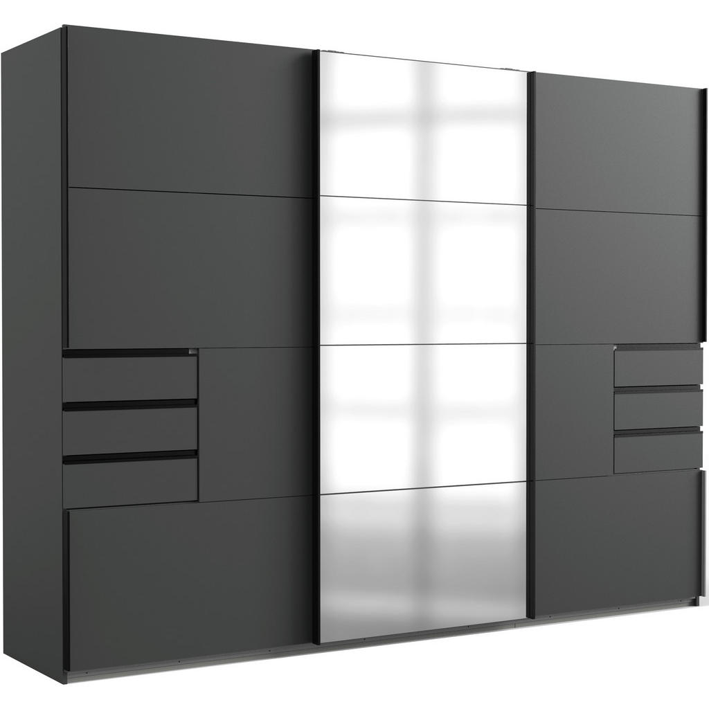 KAST MET SCHUIFDEUREN, grafietkleur