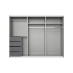 KAST MET SCHUIFDEUREN, grafietkleur thumbnail 3