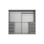 KAST MET SCHUIFDEUREN, grafietkleur thumbnail 3