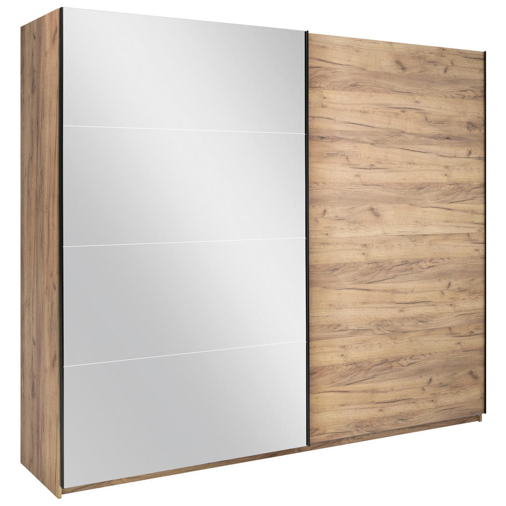 KAST MET SCHUIFDEUREN, eikenkleur