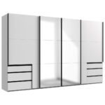 KAST MET SCHUIFDEUREN, wit thumbnail 1