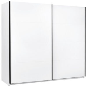 KAST MET SCHUIFDEUREN, wit