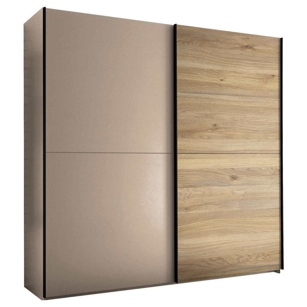 KAST MET SCHUIFDEUREN, eiken, kamir
