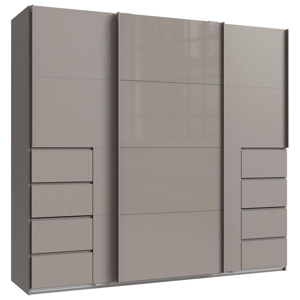 KAST MET SCHUIFDEUREN, grijs, sahara