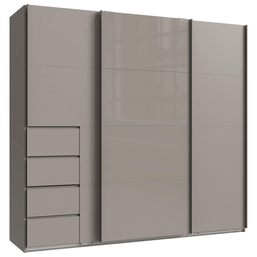 KAST MET SCHUIFDEUREN, grijs, sahara