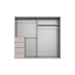 KAST MET SCHUIFDEUREN, grijs, sahara thumbnail 3