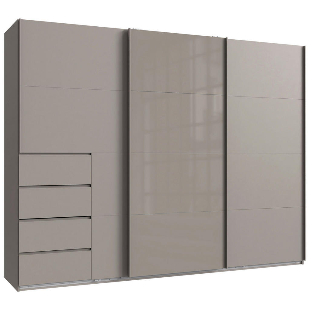 KAST MET SCHUIFDEUREN, grijs, sahara