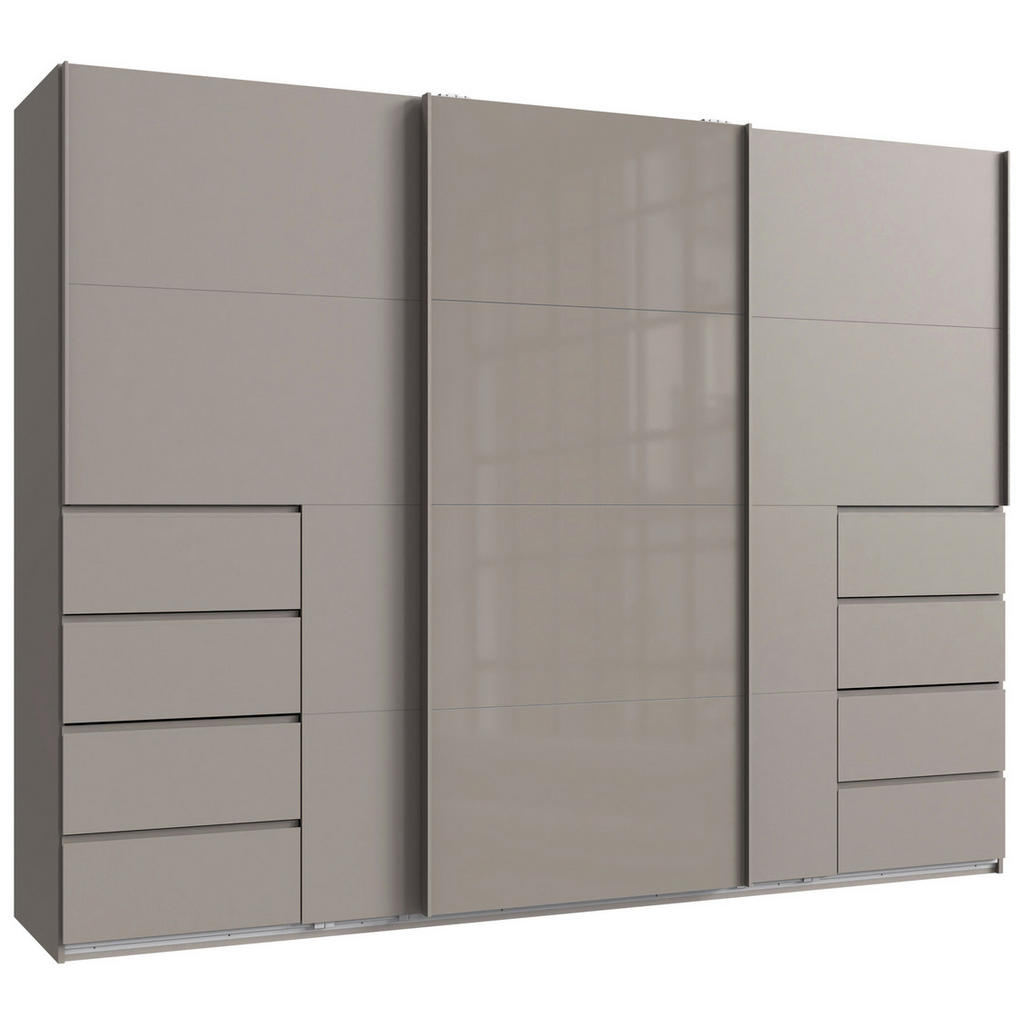 KAST MET SCHUIFDEUREN, grijs, sahara